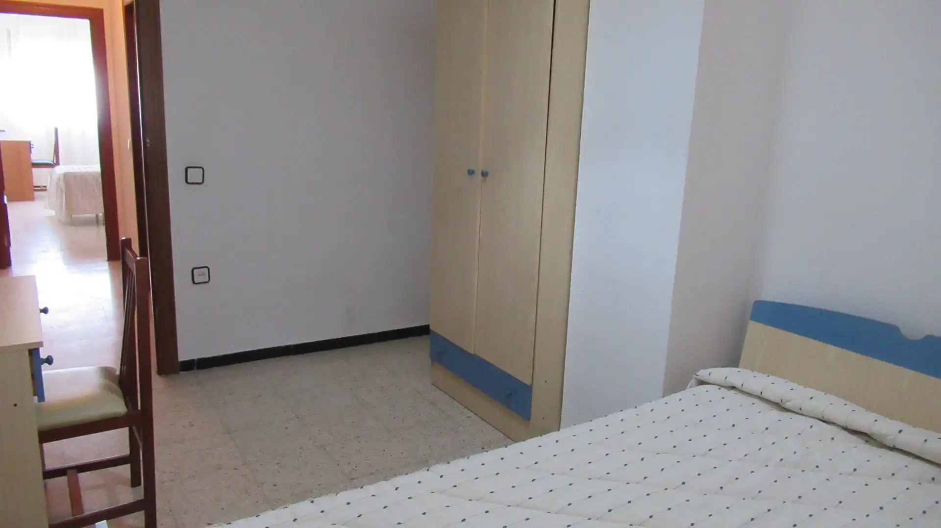 Bedroom of Flat for rent in Badajoz  with Furnished, Washing machine and Microwave