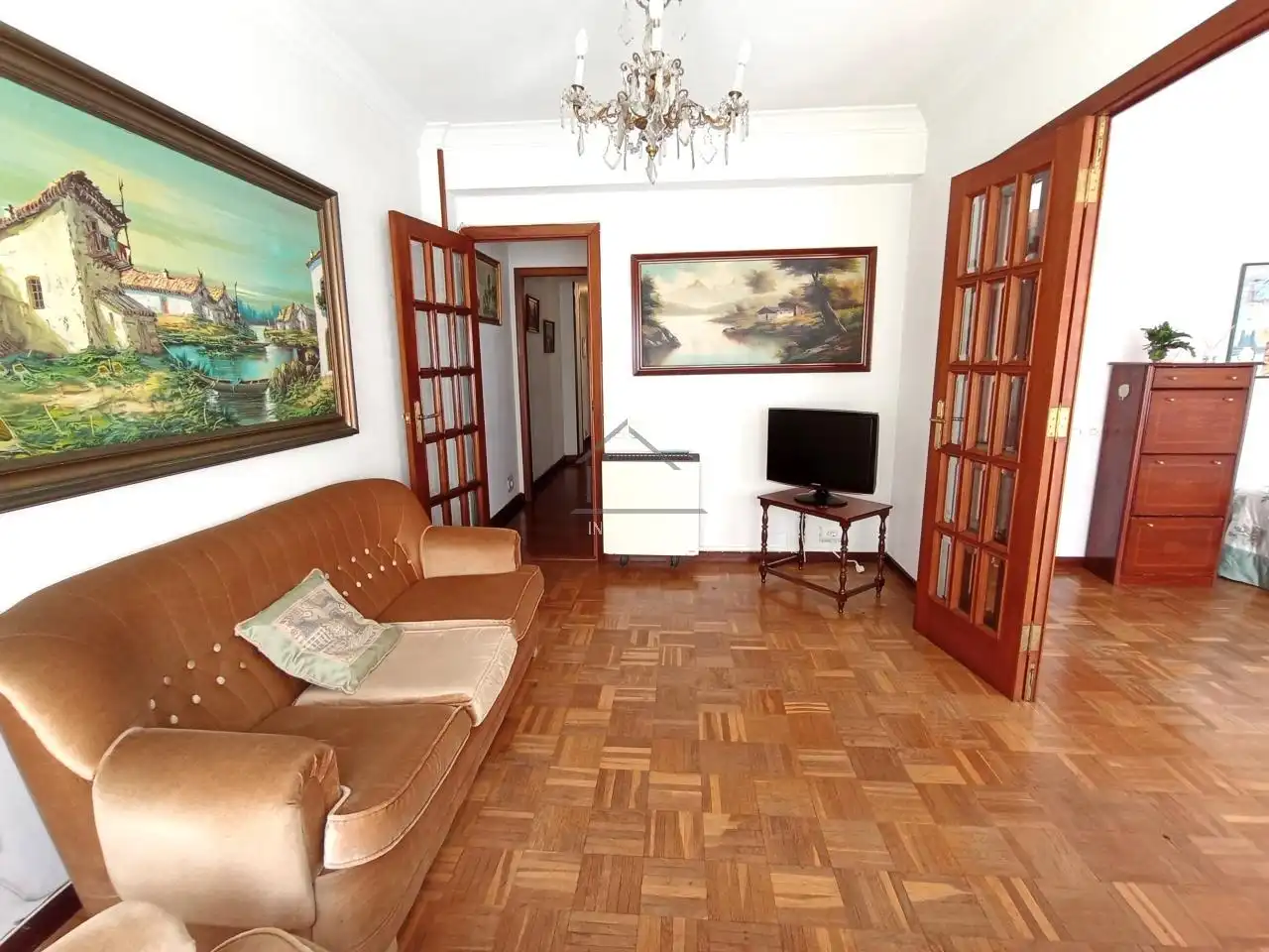 Sala de estar de Piso de alquiler en Ferrol con Calefacción y Amueblado