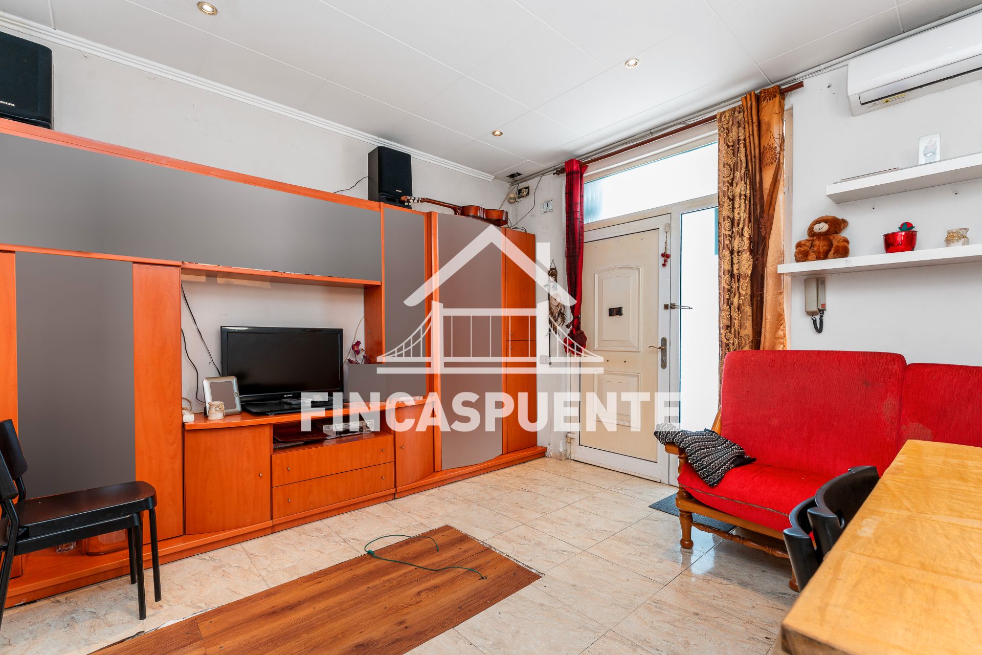 Sala d'estar de Pis en venda en  Barcelona Capital amb Aire condicionat i Calefacció