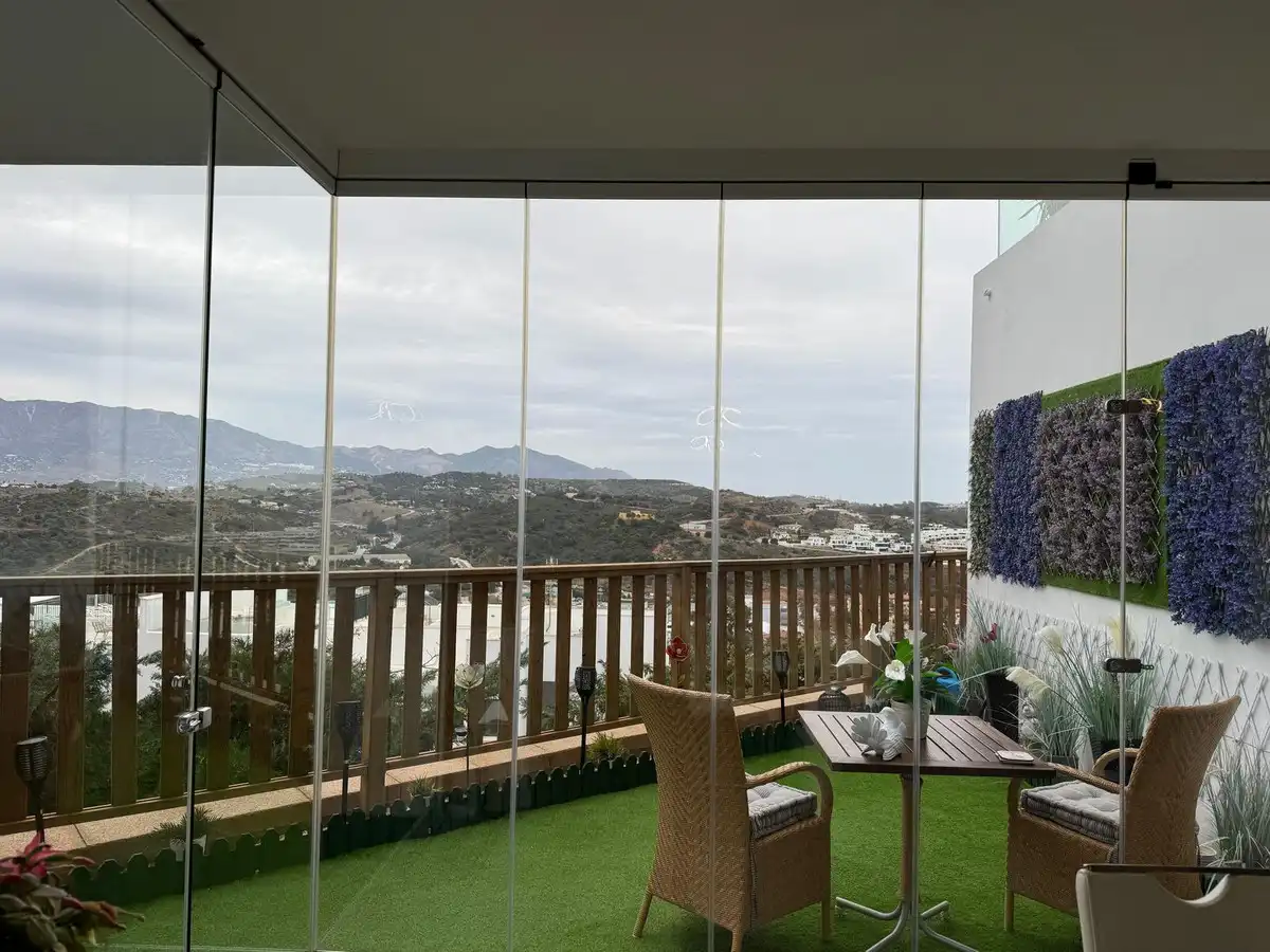 Terrasse von Erdgeschoss zum Verkauf in Mijas mit Klimaanlage, Terrasse und Abstellraum