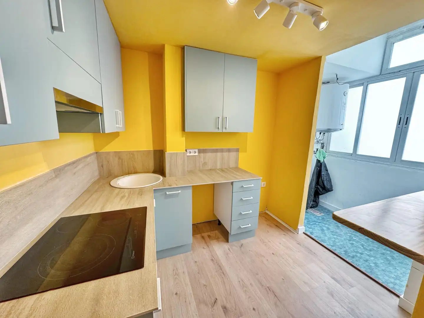 Cocina de Piso en venta en Elda con Amueblado y Balcón