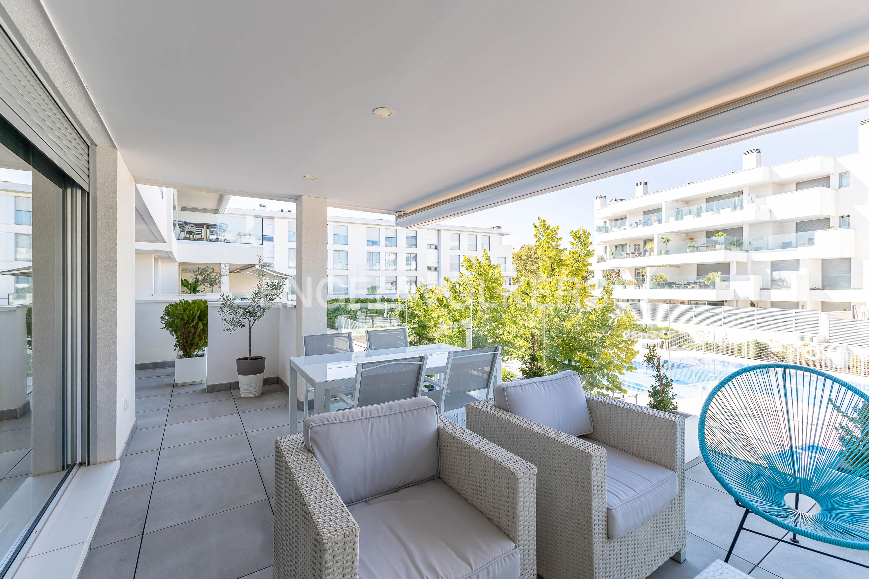 Terrassa de Apartament en venda en Boadilla del Monte amb Aire condicionat, Calefacció i Terrassa