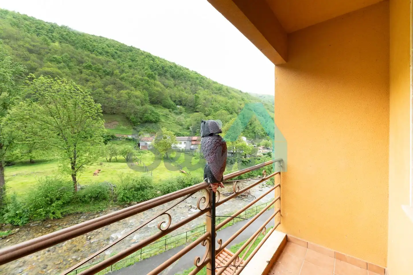 Balcony of Flat for sale in Aller  with Heating, Terrace and Storage room