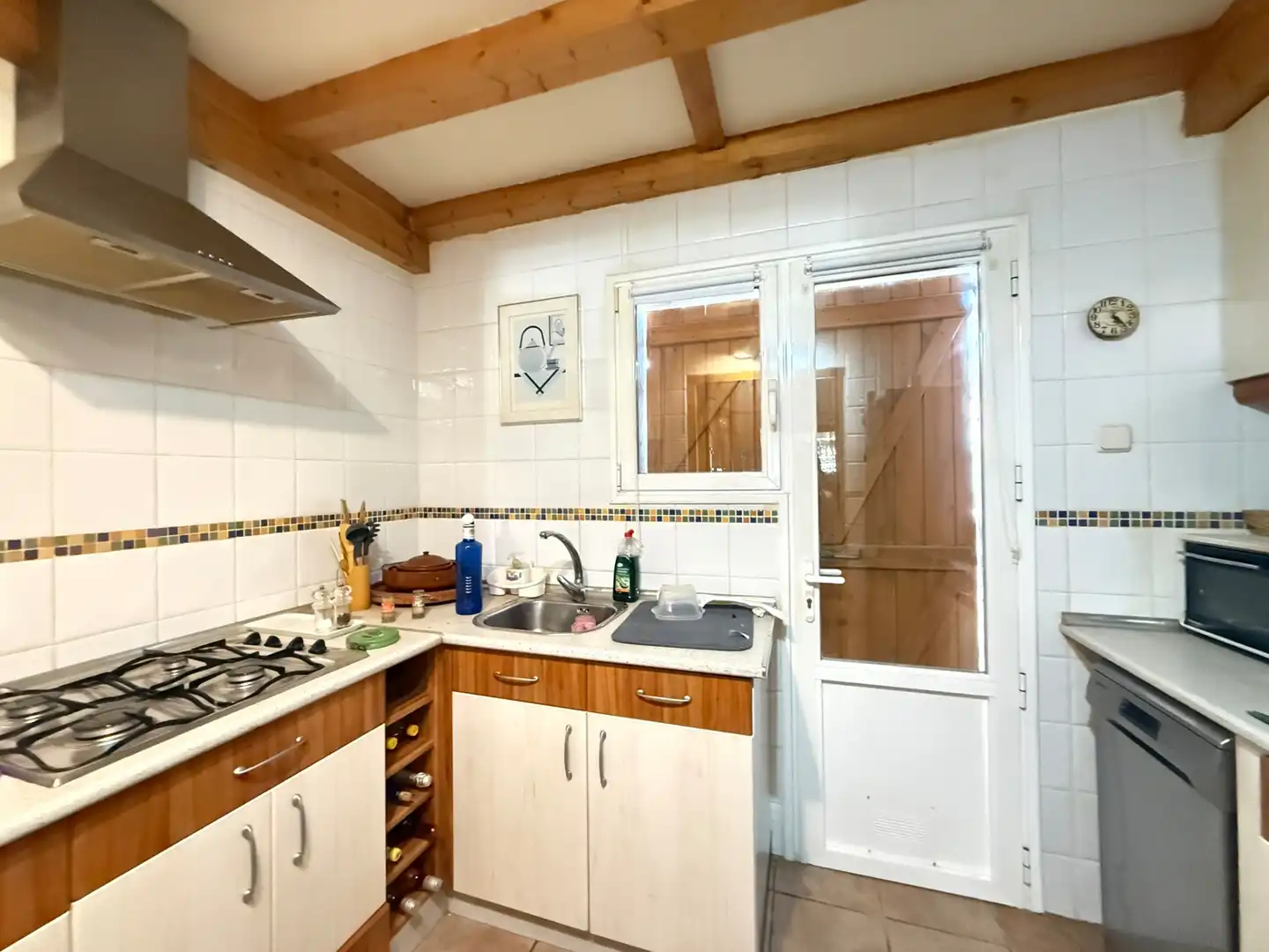 Cocina de Casa o chalet en venta en Escatrón con Jardín privado, Amueblado y Lavadora