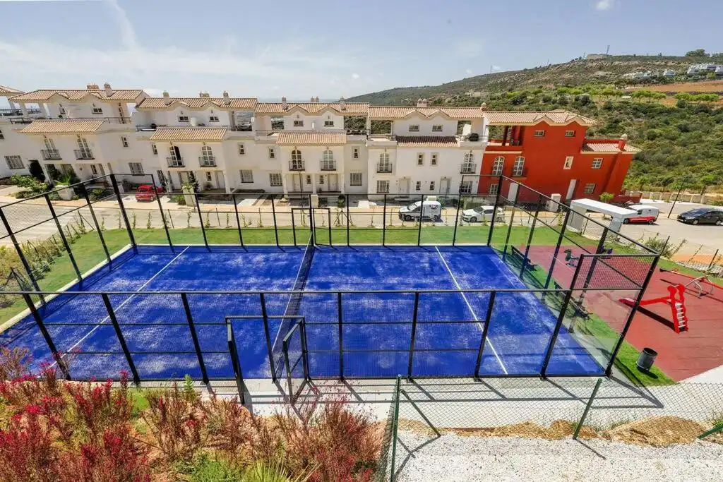 Exterior view of Detached homes for sale in Manilva  with Air Conditioner, Private garden and Terrace