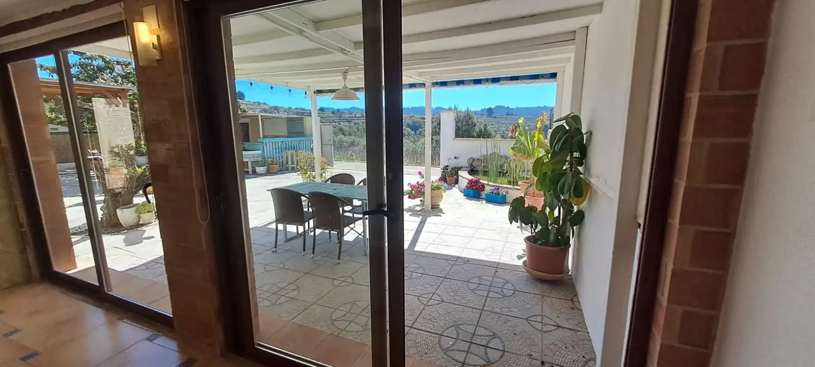 Terraza de Casa adosada de alquiler en Benissa con Amueblado y Piscina comunitaria