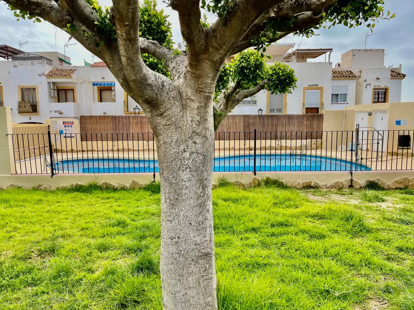 Piscina de Apartament de lloguer en Garrucha amb Moblat i Piscina comunitària