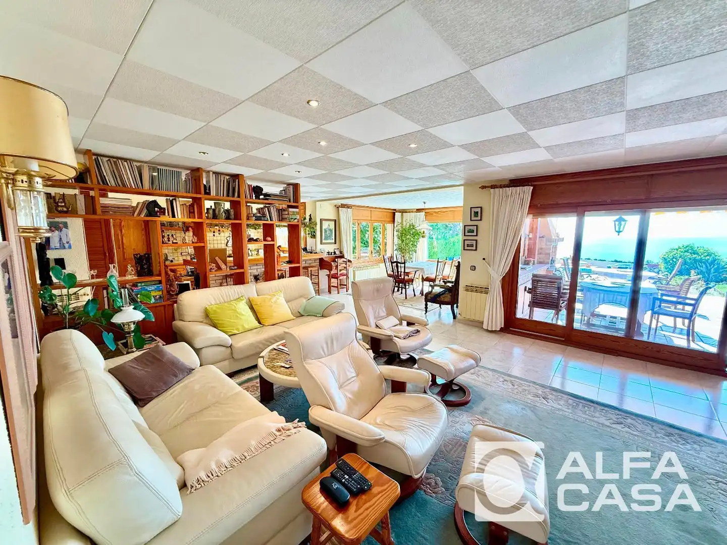 Sala d'estar de Casa o xalet en venda en Lloret de Mar amb Aire condicionat, Calefacció i Terrassa