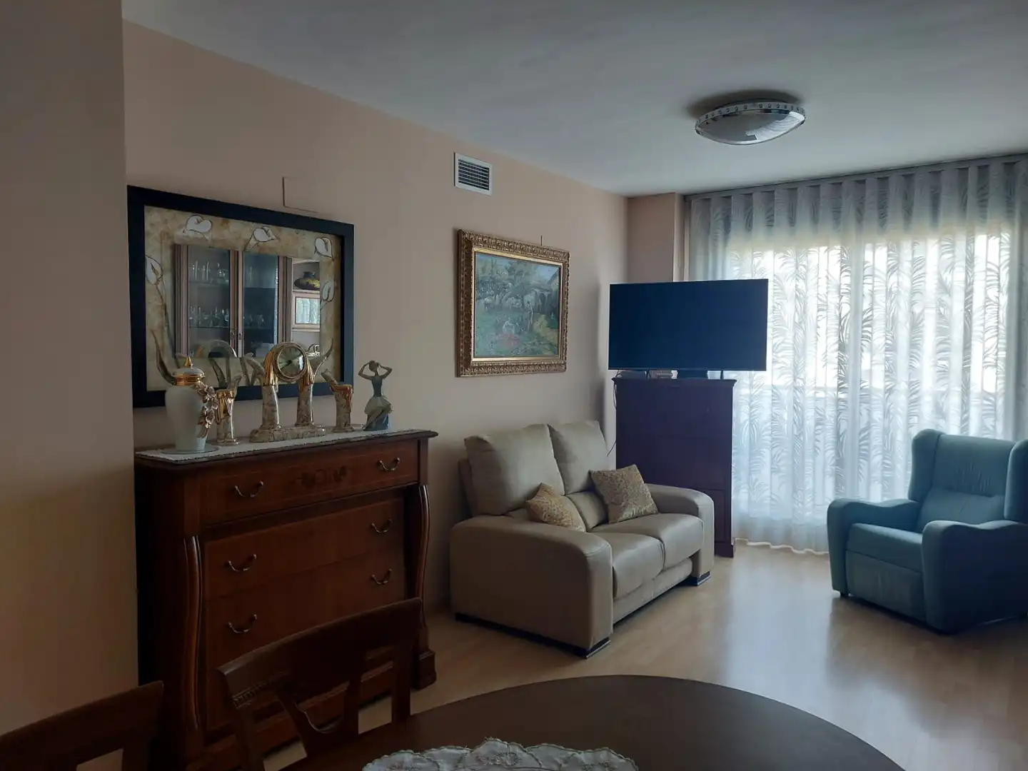 Sala de estar de Piso en venta en Valencia con Aire acondicionado y Balcón