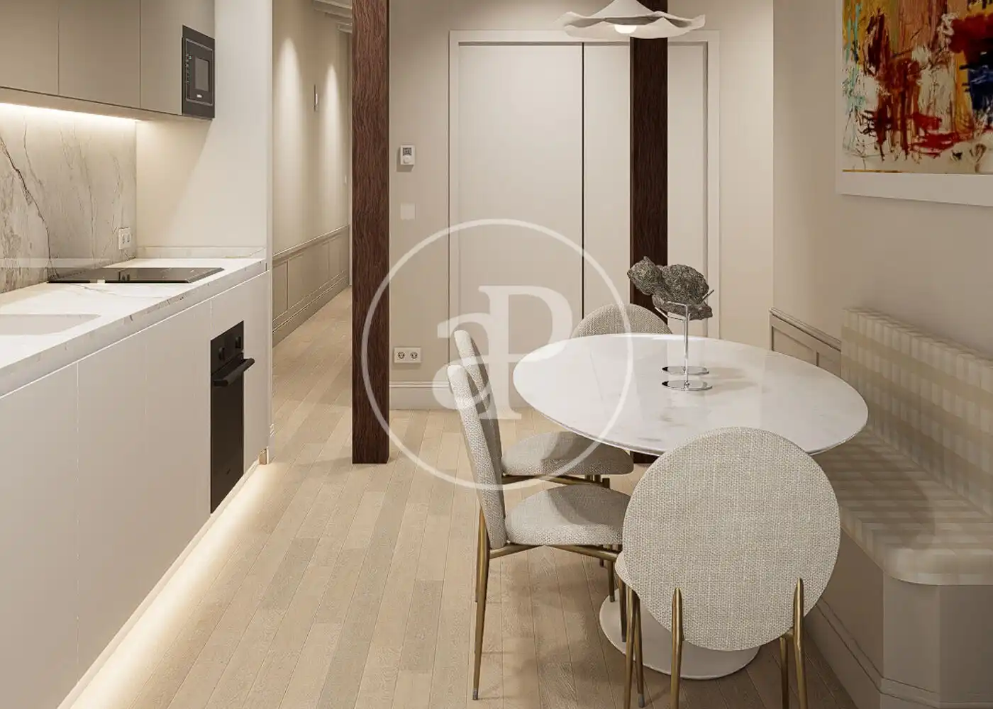 Küche von Wohnung zum Verkauf in Madrid mit Klimaanlage, Heizung und Möbliert