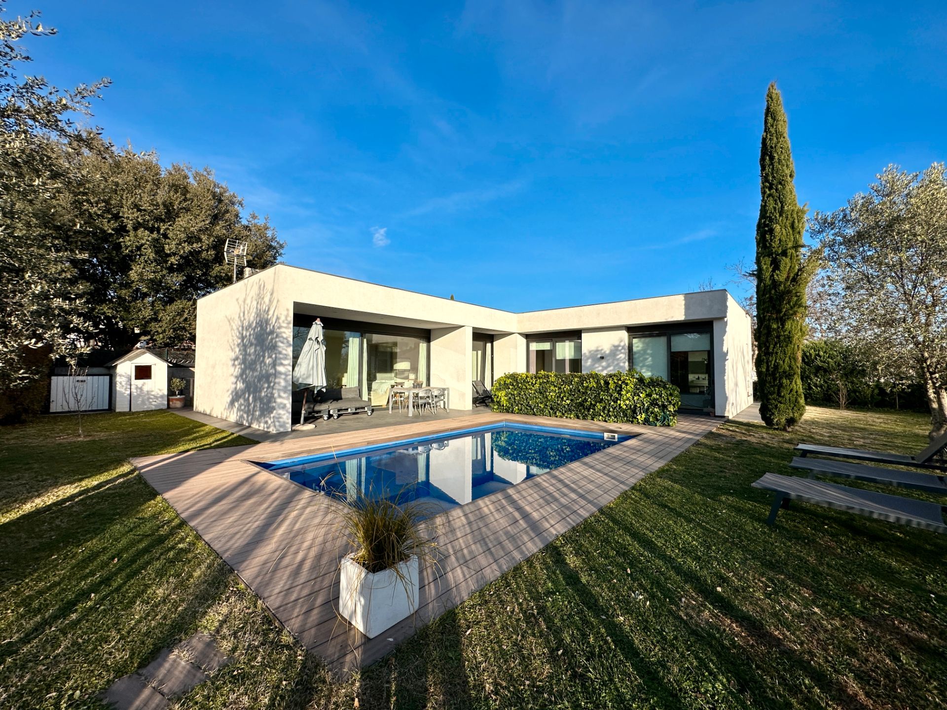 Exterior view of House or chalet for sale in Torelló  with Heating, Private garden and Swimming Pool