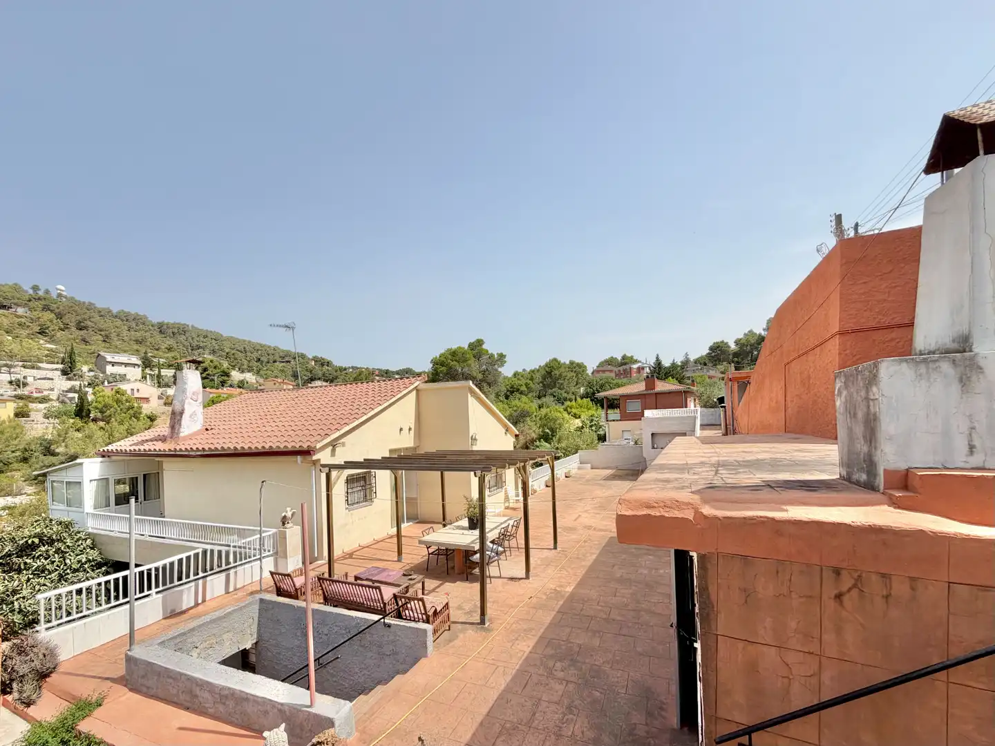 Terrassa de Casa o xalet en venda en Olesa de Bonesvalls amb Calefacció, Jardí privat i Terrassa
