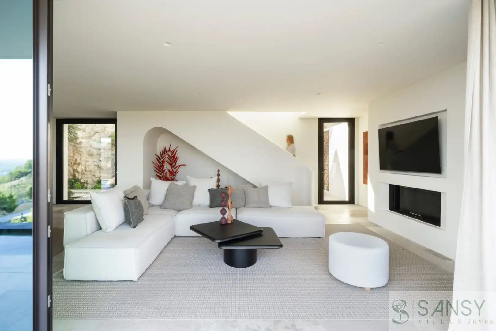 Sala d'estar de Casa o xalet en venda en Jávea / Xàbia amb Aire condicionat, Calefacció i Terrassa
