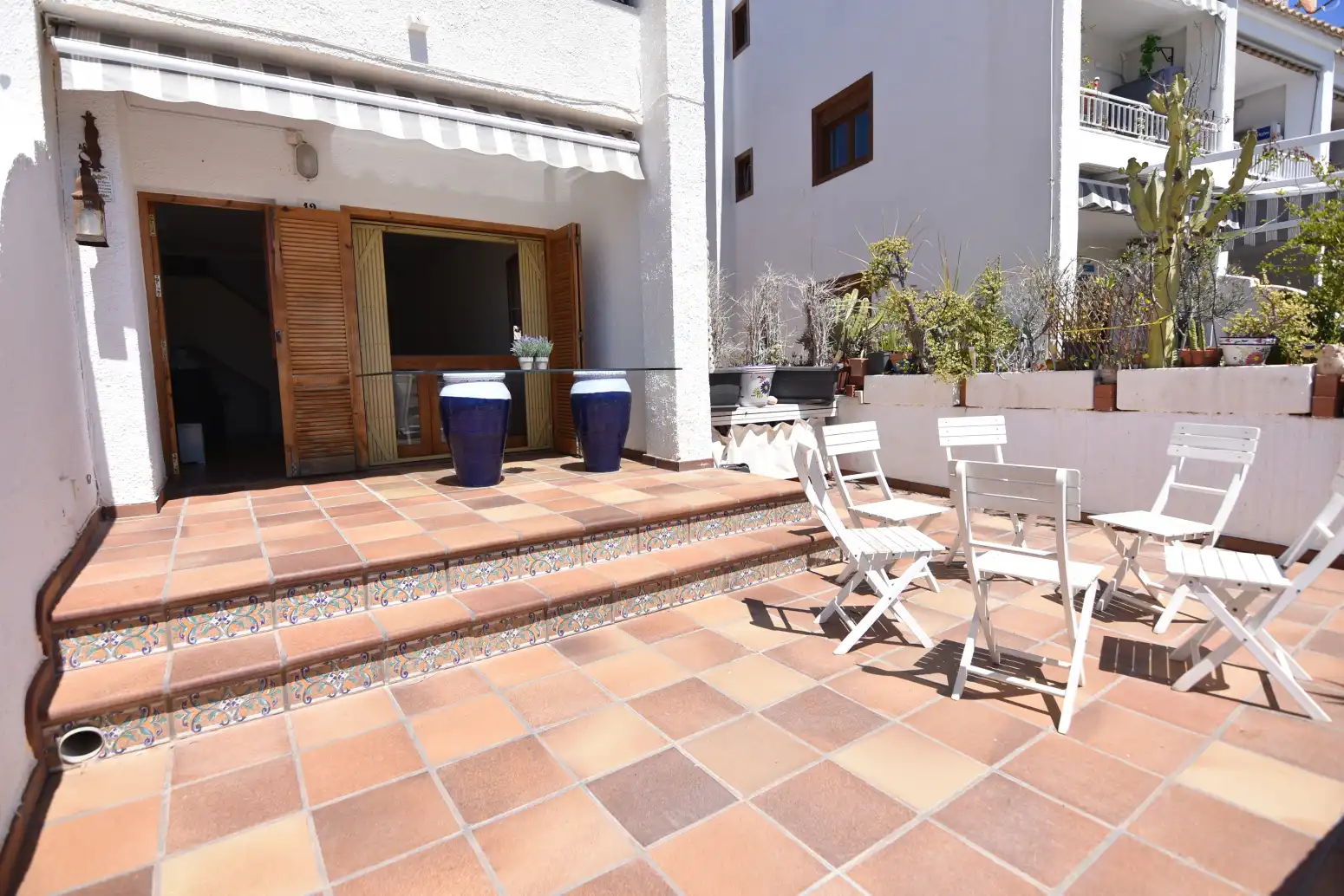 Terrace of Flat for sale in Santa Pola  with Air Conditioner, Heating and Private garden