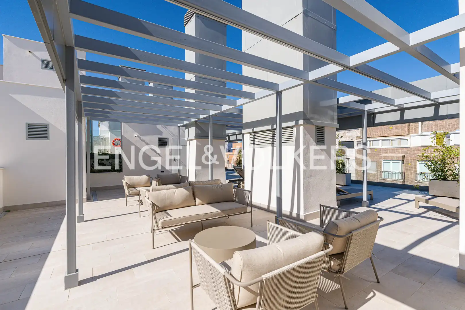 Terrace of Flat for rent in Madrid  with Air Conditioner, Heating and Swimming Pool