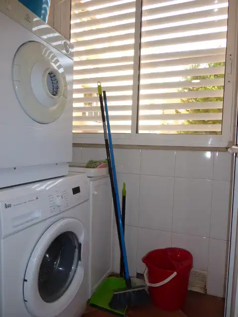 Küche von Wohnung zur Miete in Málaga mit Klimaanlage, Terrasse und Möbliert