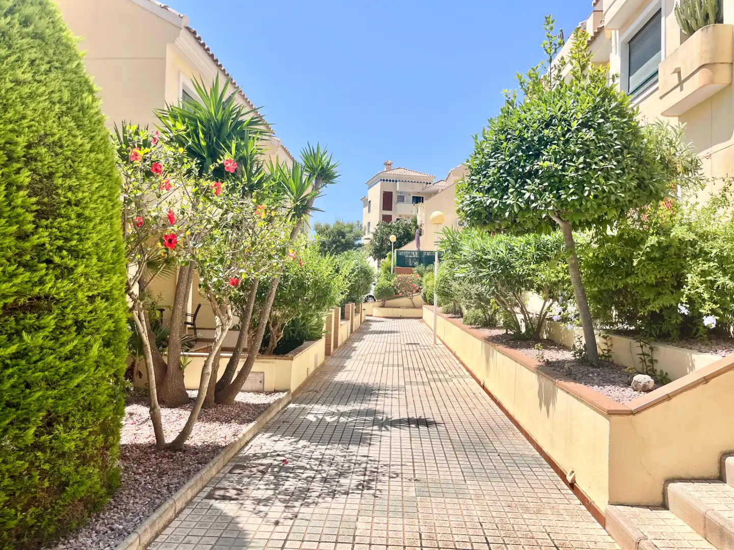 Vista exterior de Apartament en venda en Orihuela amb Aire condicionat, Jardí privat i Terrassa