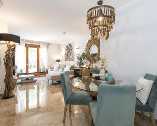 Dining room of Flat to rent in Sitges  with Air Conditioner and Terrace