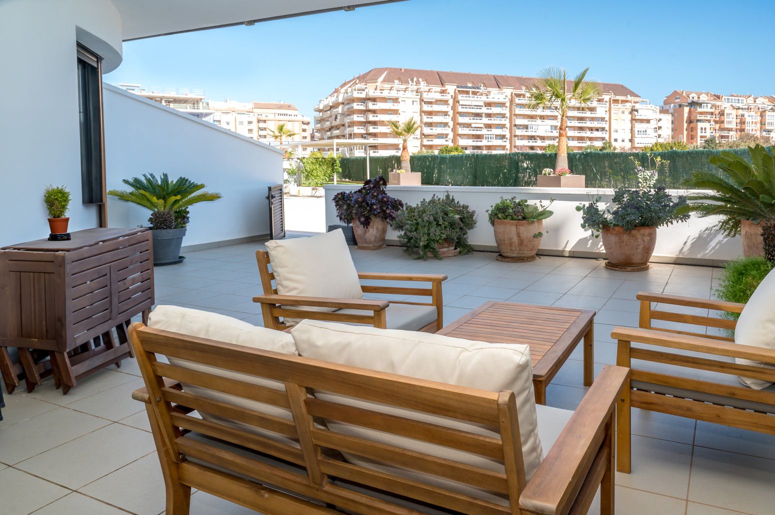 Terrace of Flat for sale in Dénia  with Air Conditioner, Private garden and Terrace
