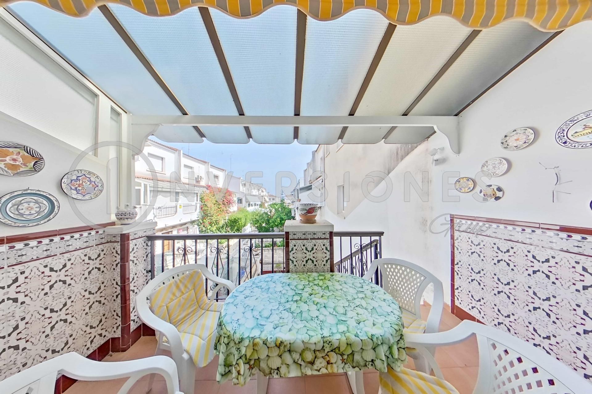 Terrace of Single-family semi-detached for sale in Cunit  with Terrace