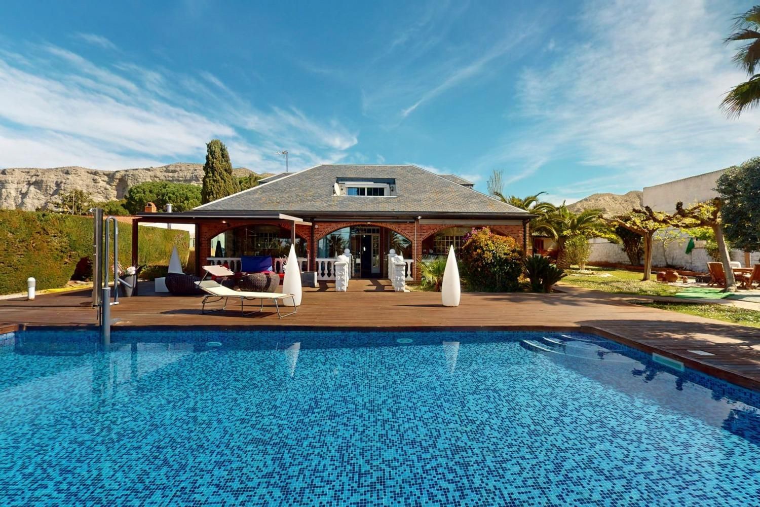 Swimming pool of House or chalet for sale in Alfajarín  with Heating, Private garden and Terrace