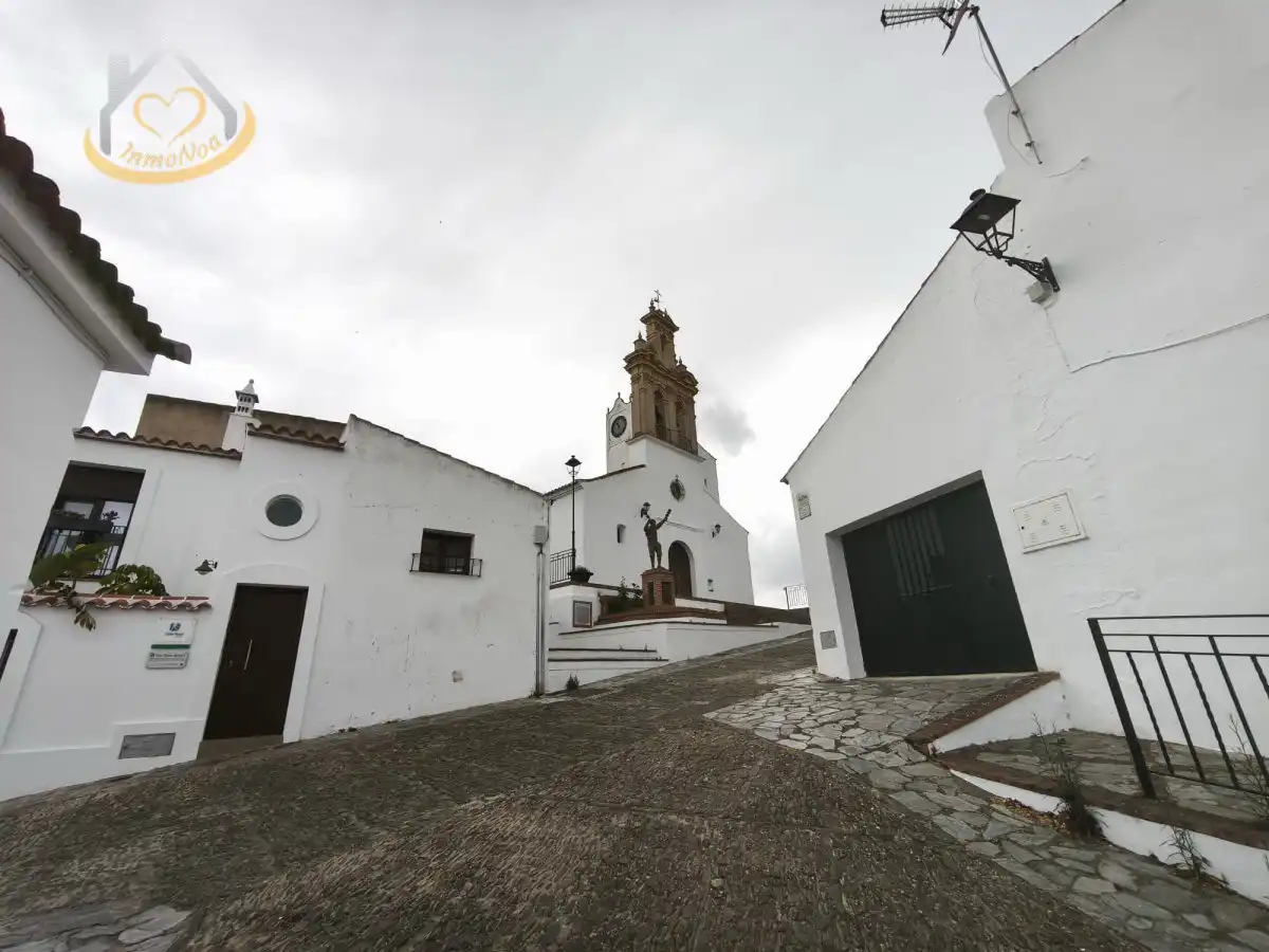 Vista exterior de Casa o xalet en venda en Sanlúcar de Guadiana amb Jardí privat, Terrassa i Moblat