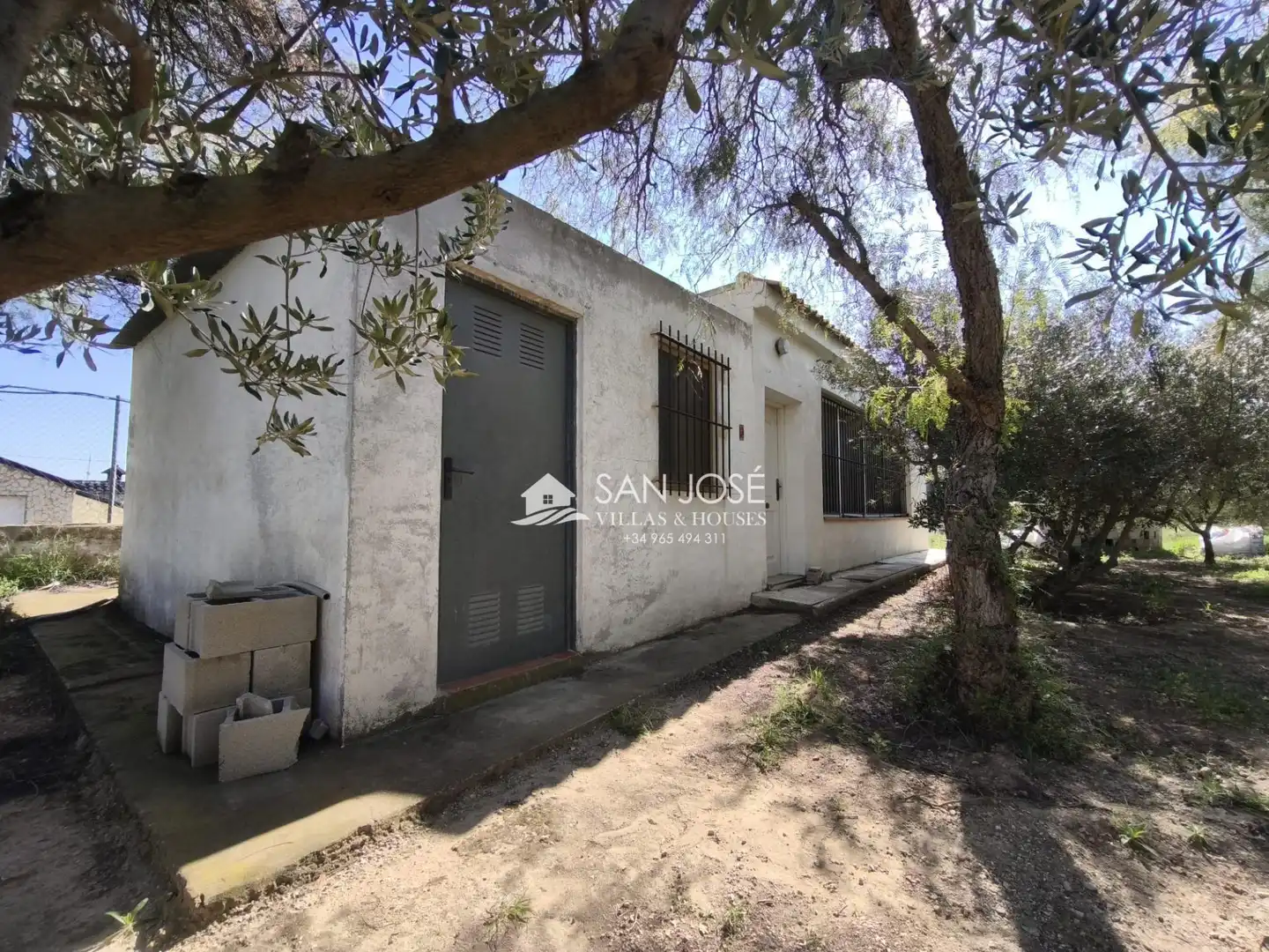 Vista exterior de Casa o chalet en venta en Aspe con Terraza, Trastero y Piscina