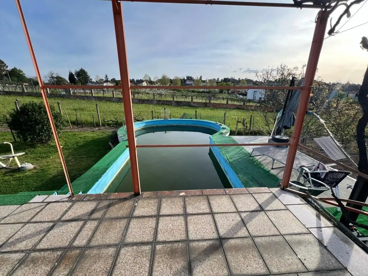 Swimming pool of Houses for sale in Ourense Capital   with Heating, Terrace and Swimming Pool