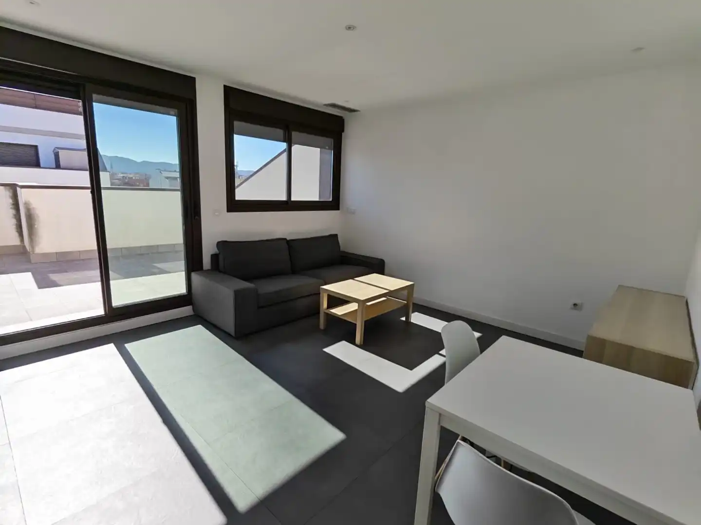 Sala de estar de Ático de alquiler en Murcia con Aire acondicionado, Terraza y Amueblado