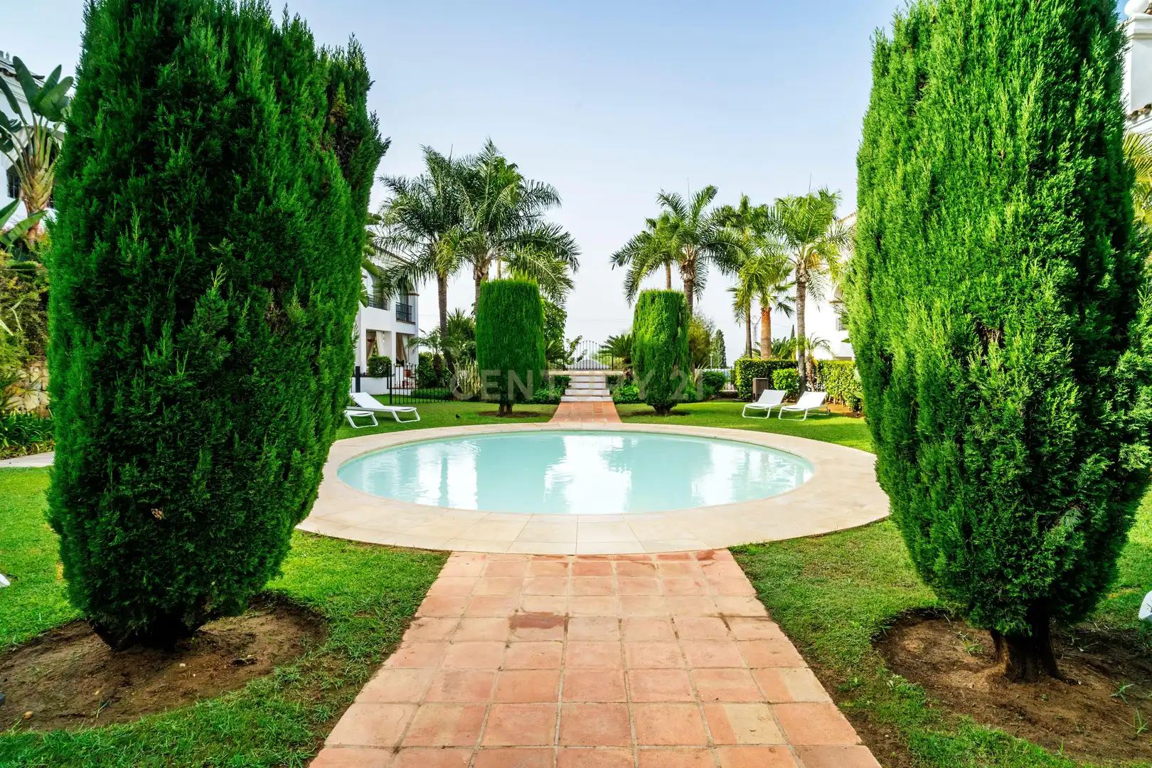 Garten von Wohnungen zum Verkauf in Marbella mit Klimaanlage, Privatgarten und Ofen