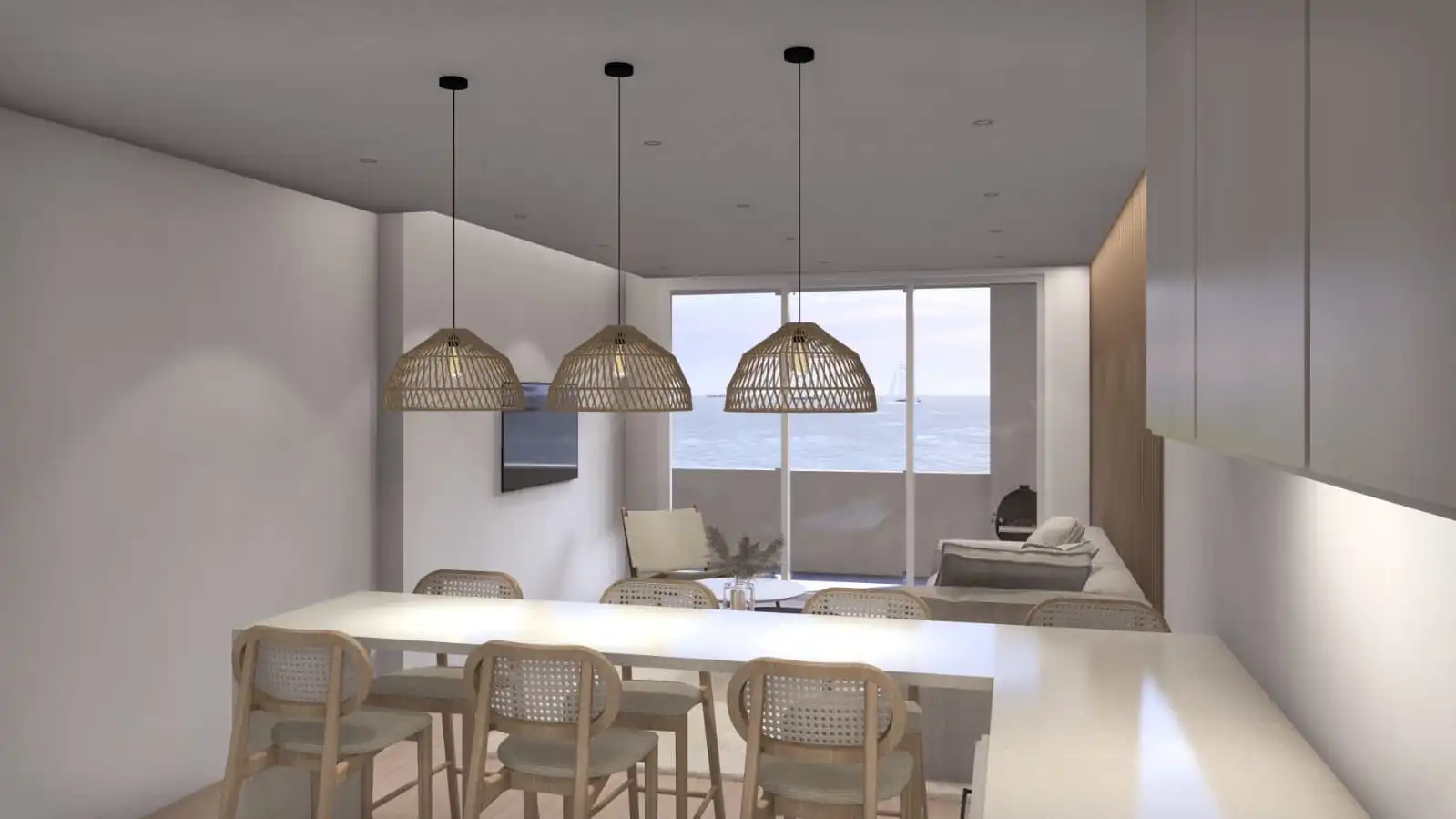 Dining room of Flat for sale in Calvià  with Air Conditioner, Terrace and Home automation