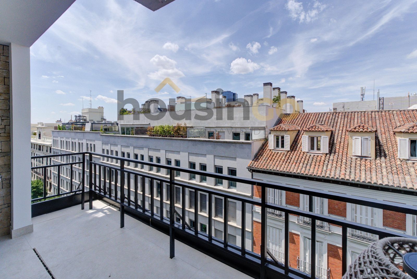 Terrace of Attic for sale in  Madrid Capital  with Air Conditioner, Heating and Parquet flooring