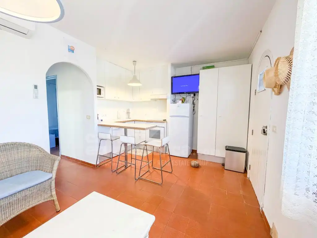 Cocina de Apartamento en venta en Alaior con Aire acondicionado, Terraza y Piscina