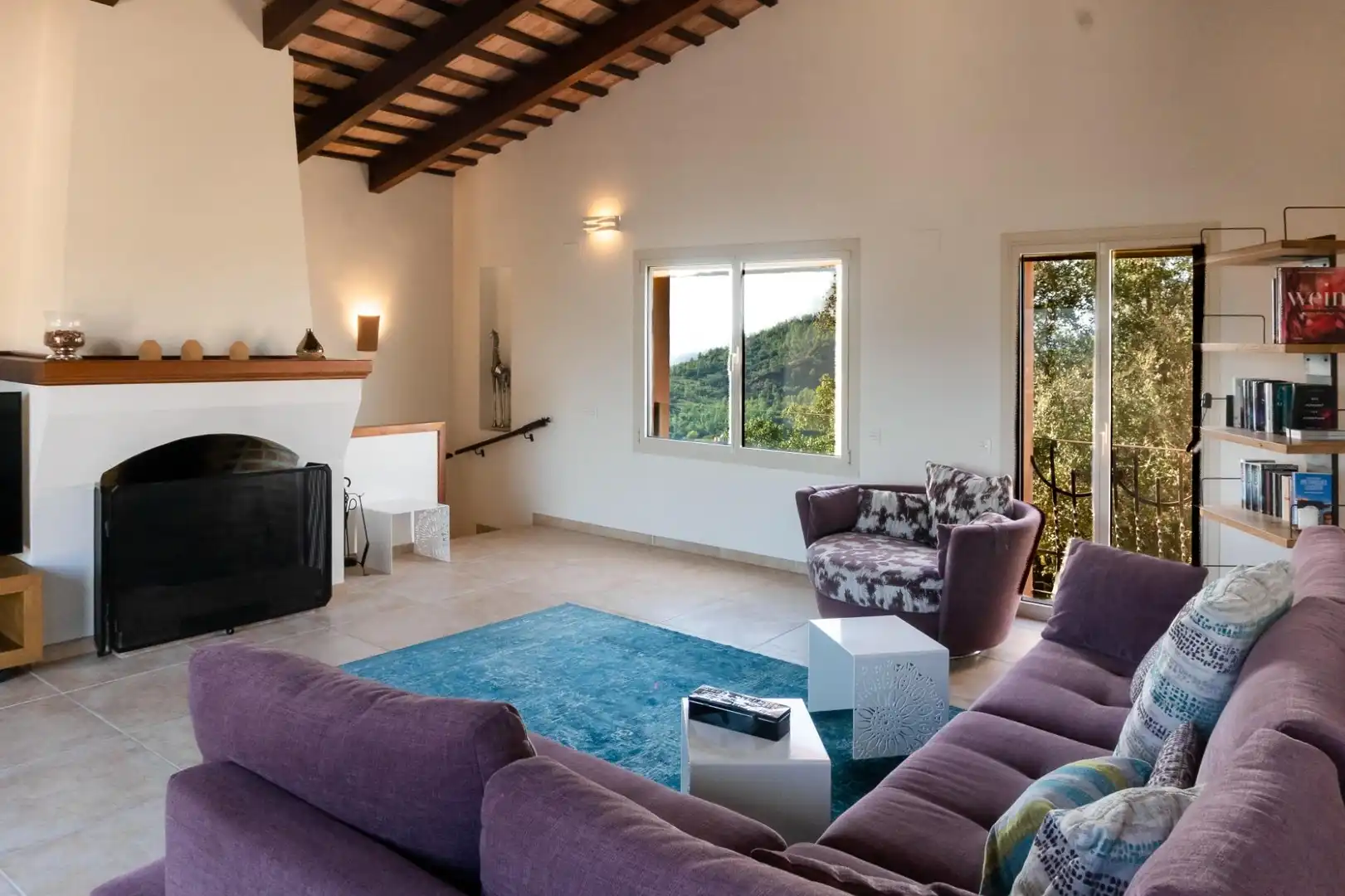 Sala d'estar de Finca rústica en venda en Falset amb Calefacció, Jardí privat i Terrassa