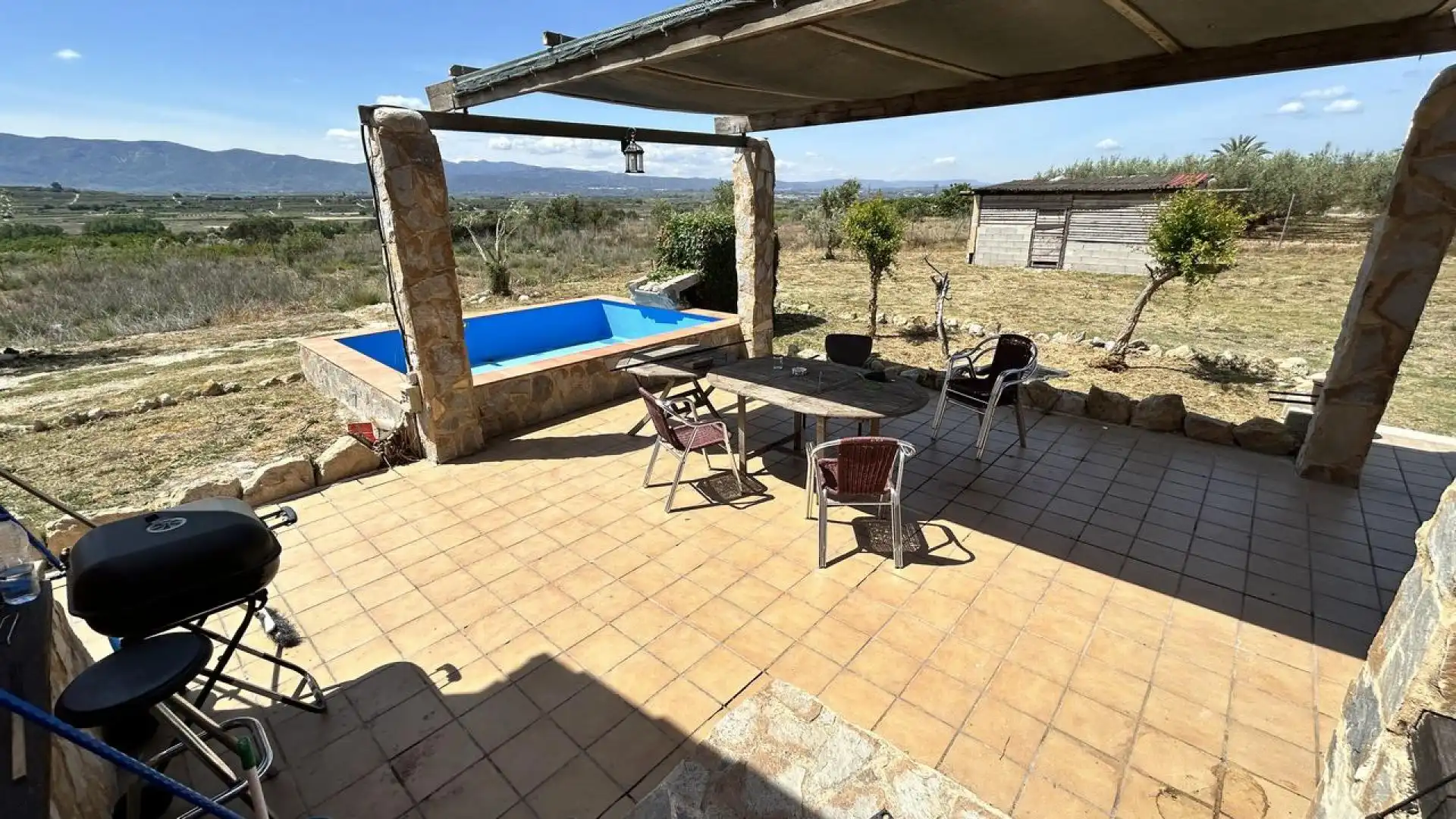 Terraza de Finca rústica en venta en La Pobla del Duc