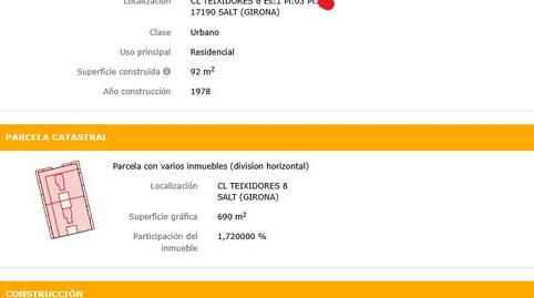 Foto 3 de Pis en venda a Carrer de Les Teixidores, 6, Veïnat, Girona