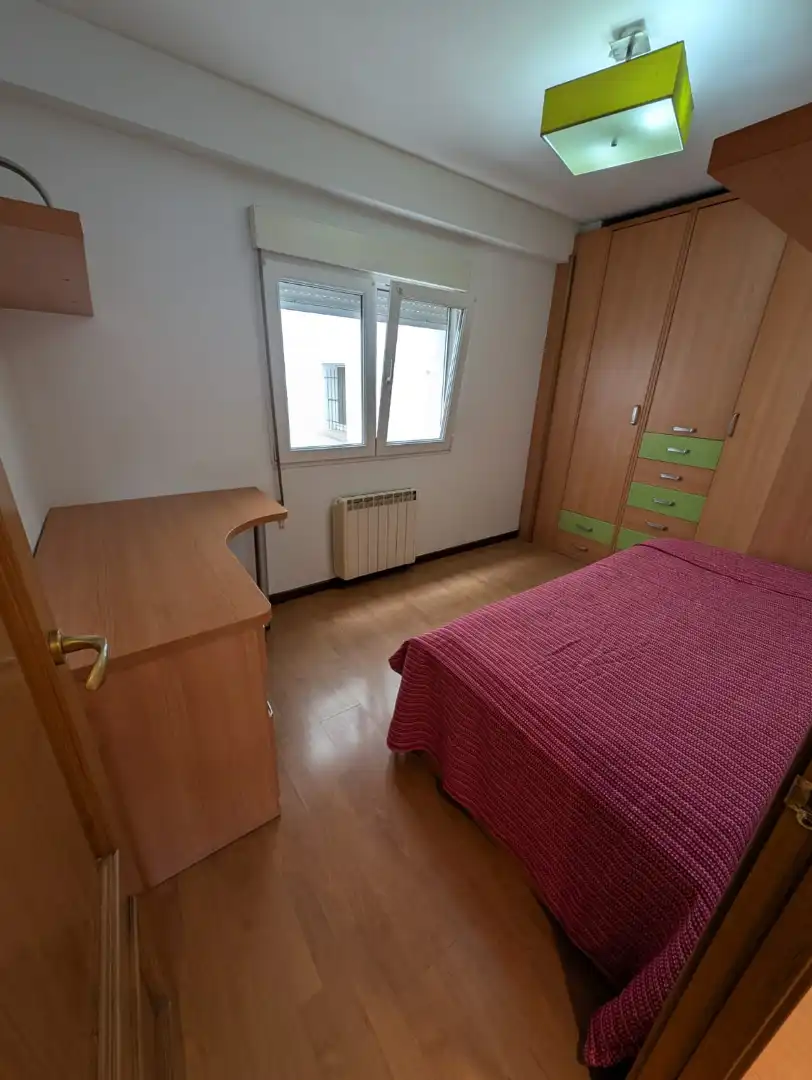 Bedroom of Flat for sale in Gijón   with Heating, Private garden and Parquet flooring