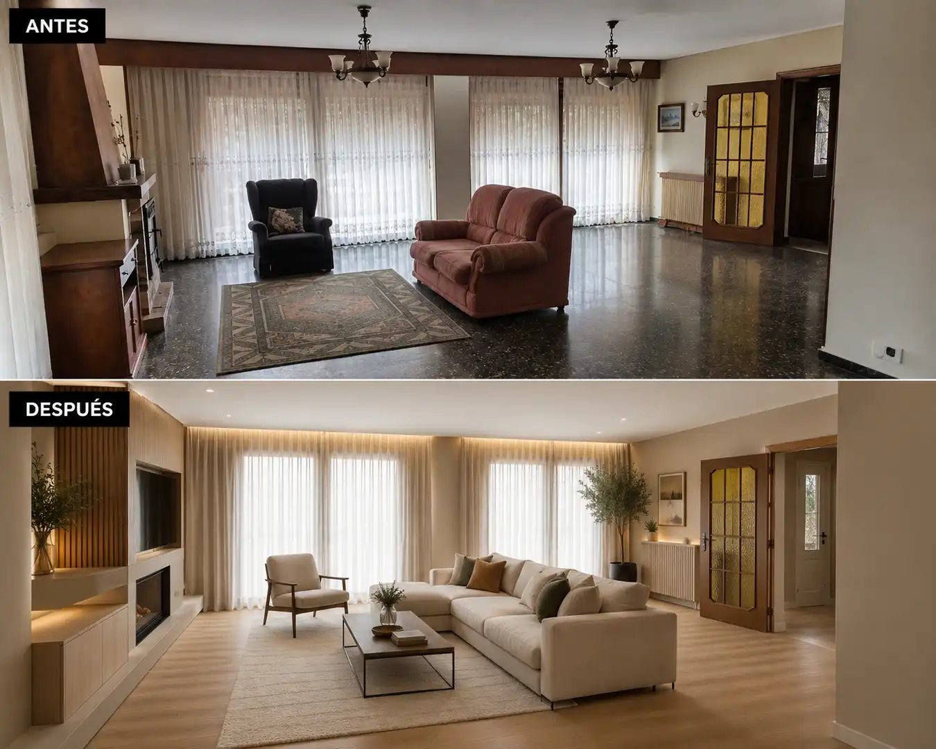 Sala de estar de Casa o chalet en venta en Camargo con Jardín privado