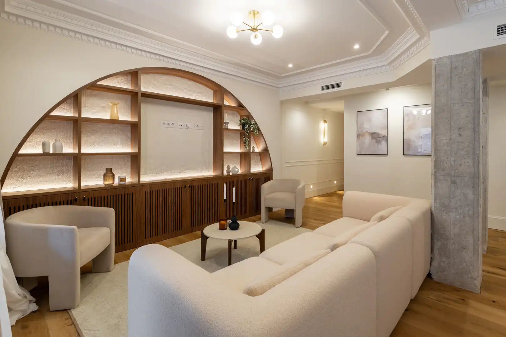 Sala de estar de Piso en venta en Madrid con Aire acondicionado, Calefacción y Parquet