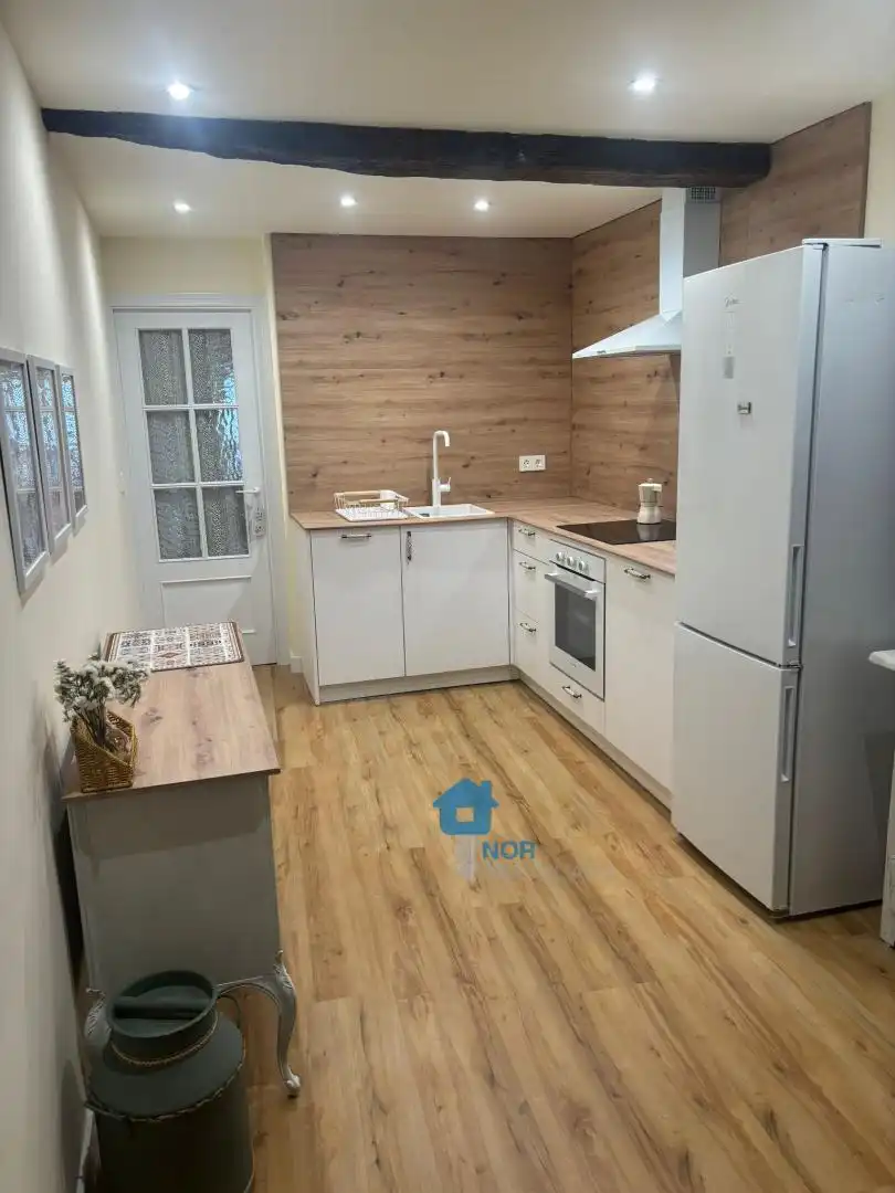 Cuina de Apartament de lloguer en Laredo amb Moblat