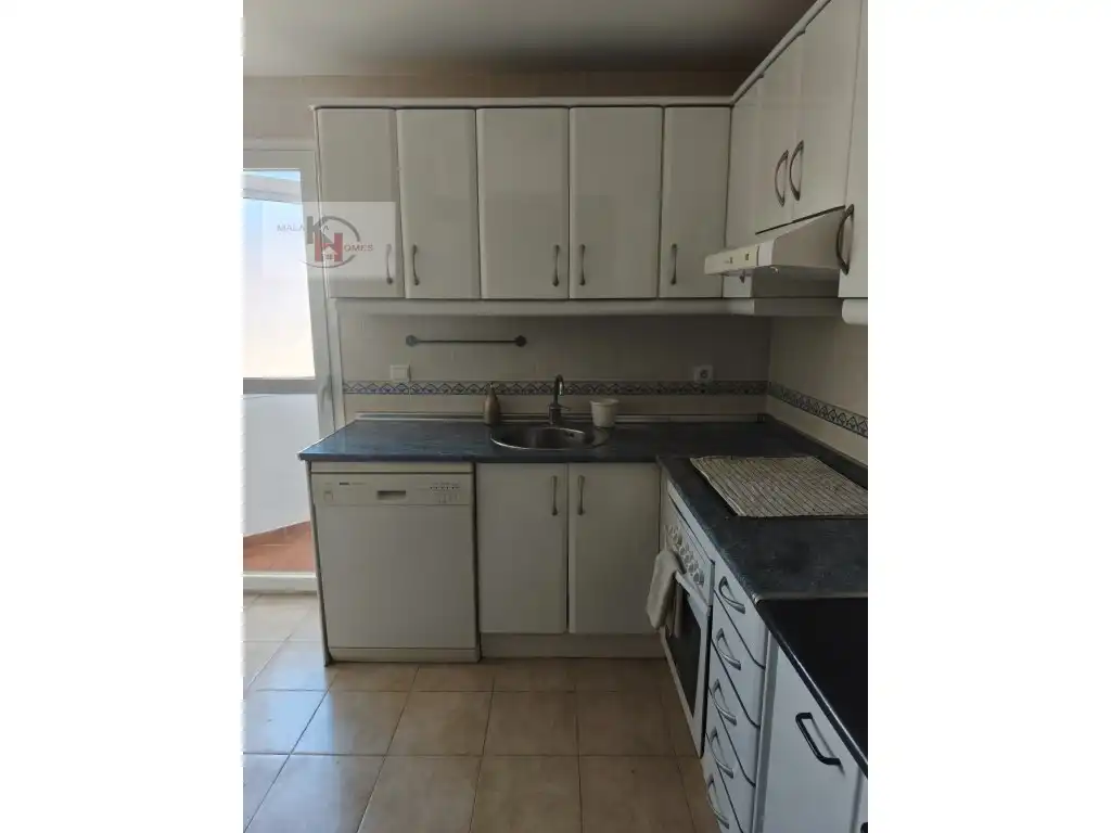 Cocina de Apartamento en venta en Mijas con Jardín privado y Piscina comunitaria