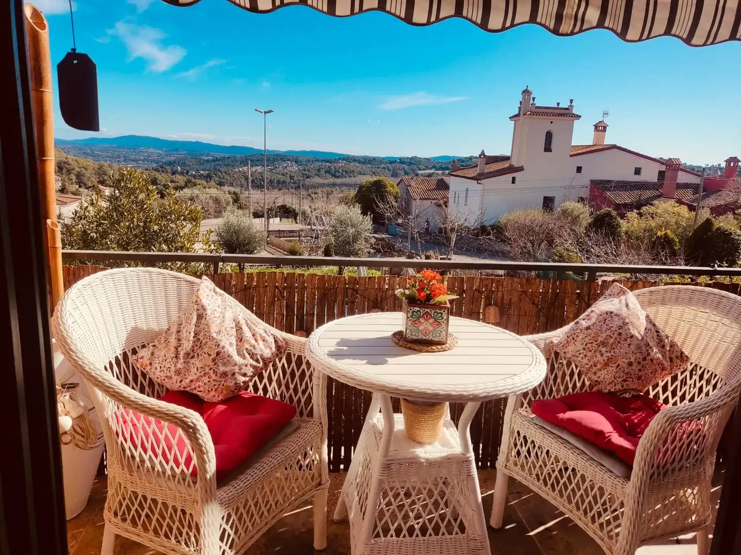 Terraza de Casa adosada en venta en Bigues i Riells del Fai con Aire acondicionado, Calefacción y Jardín privado