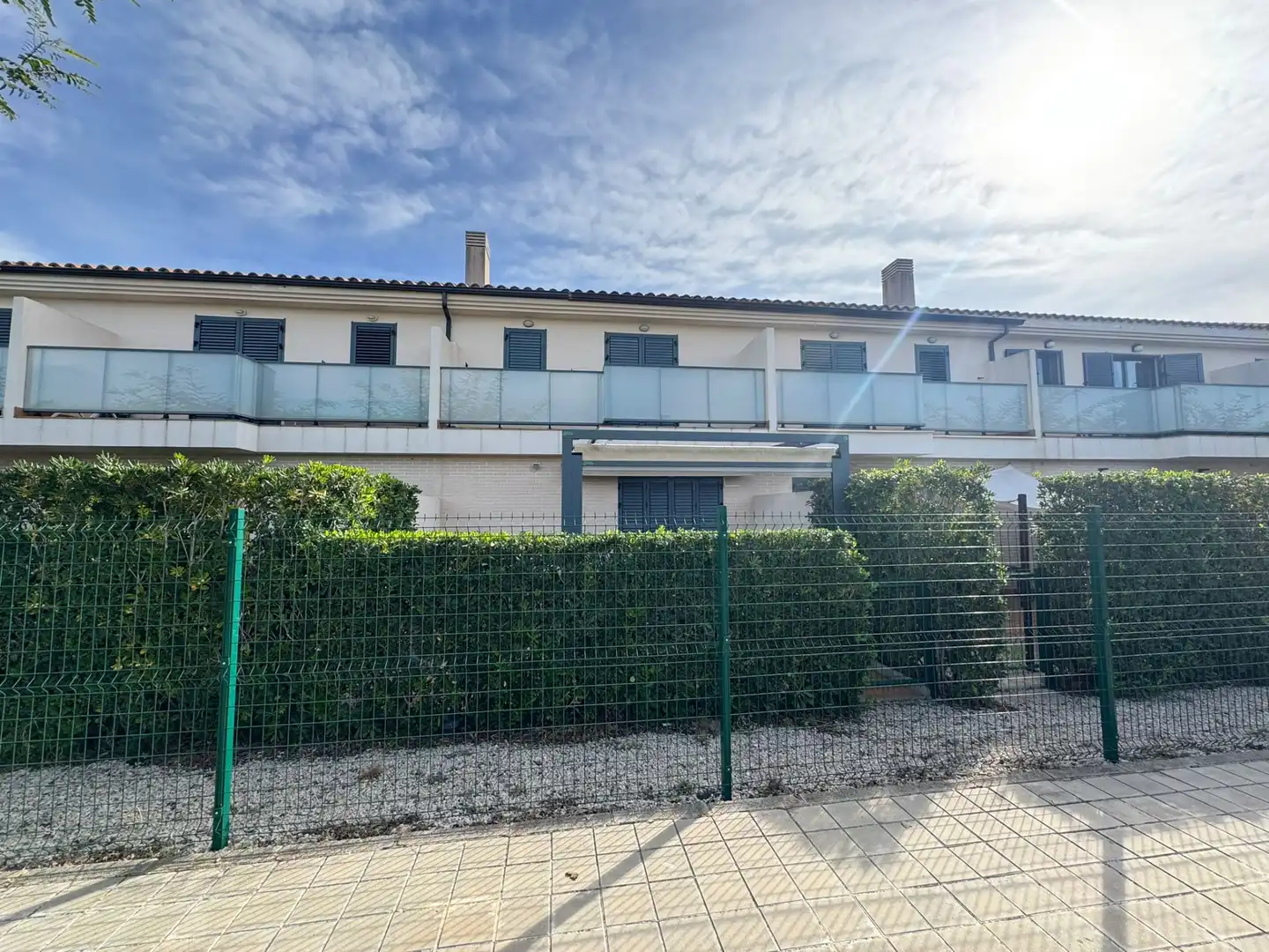 Vista exterior de Casa adosada en venta en San Jorge / Sant Jordi con Aire acondicionado, Parquet y Terraza