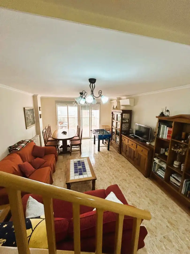 Sala de estar de Casa adosada en venta en Manises con Terraza