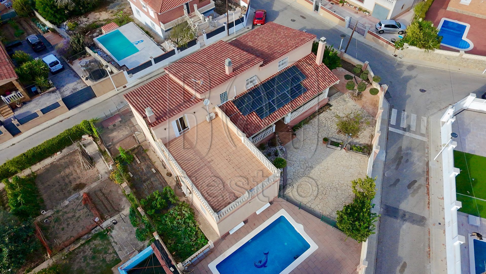 Vista exterior de Casa o xalet en venda en El Catllar  amb Aire condicionat, Calefacció i Jardí privat