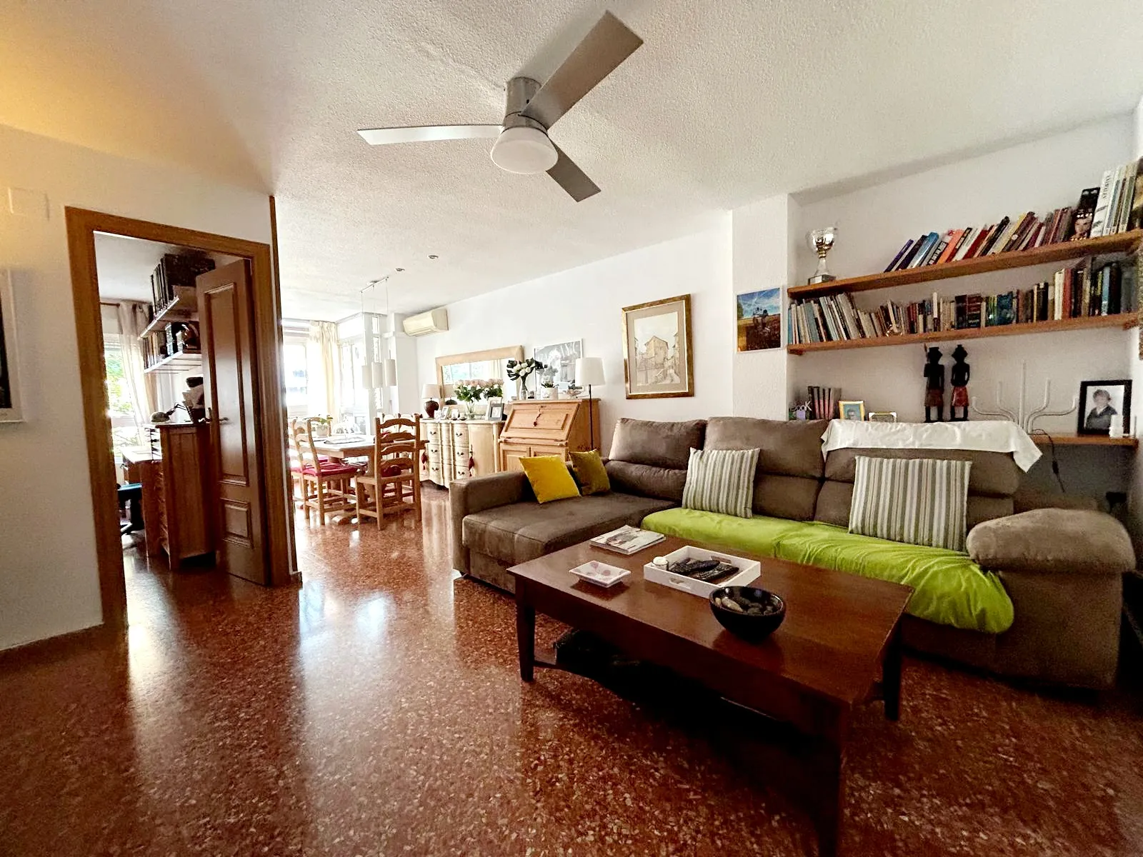 Living room of Flat for sale in  Valencia Capital  with Air Conditioner, Heating and Terrace