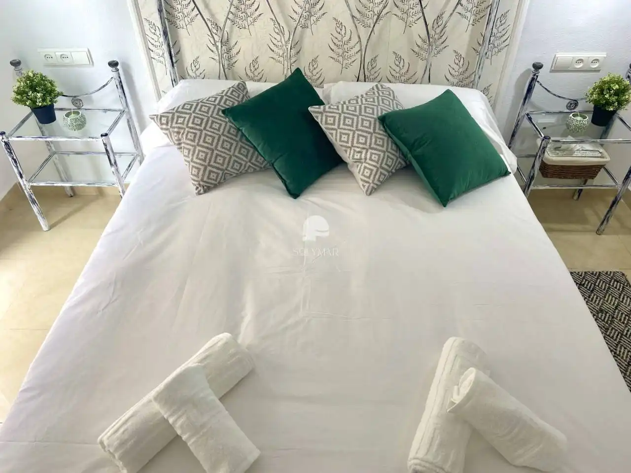 Schlafzimmer von Wohnung zur Miete in Vélez-Málaga mit Klimaanlage, Terrasse und Möbliert