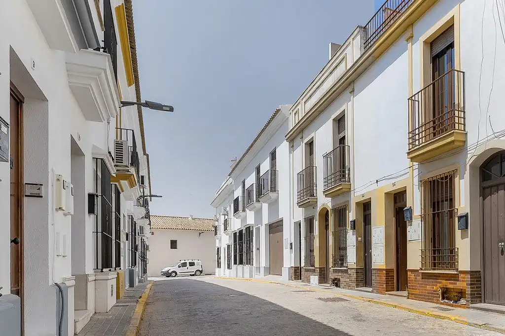 Vista exterior de Pis en venda en Moguer, Huelva
