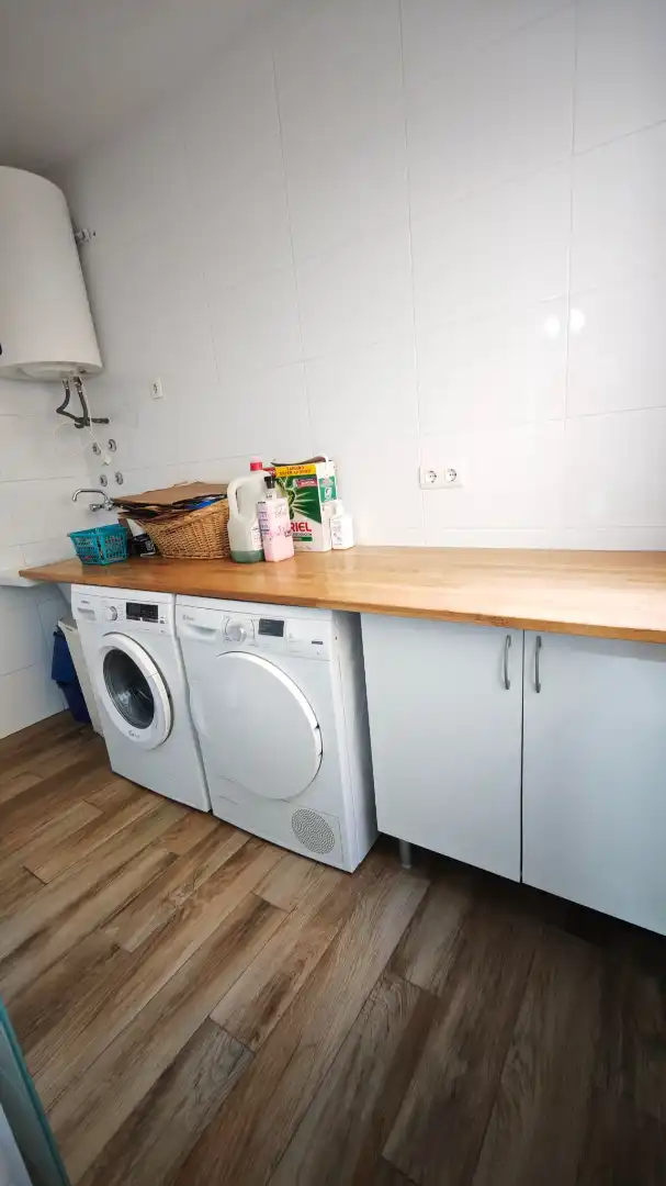 Kitchen of Detached homes for sale in Roquetas de Mar  with Air Conditioner, Furnished and Balcony