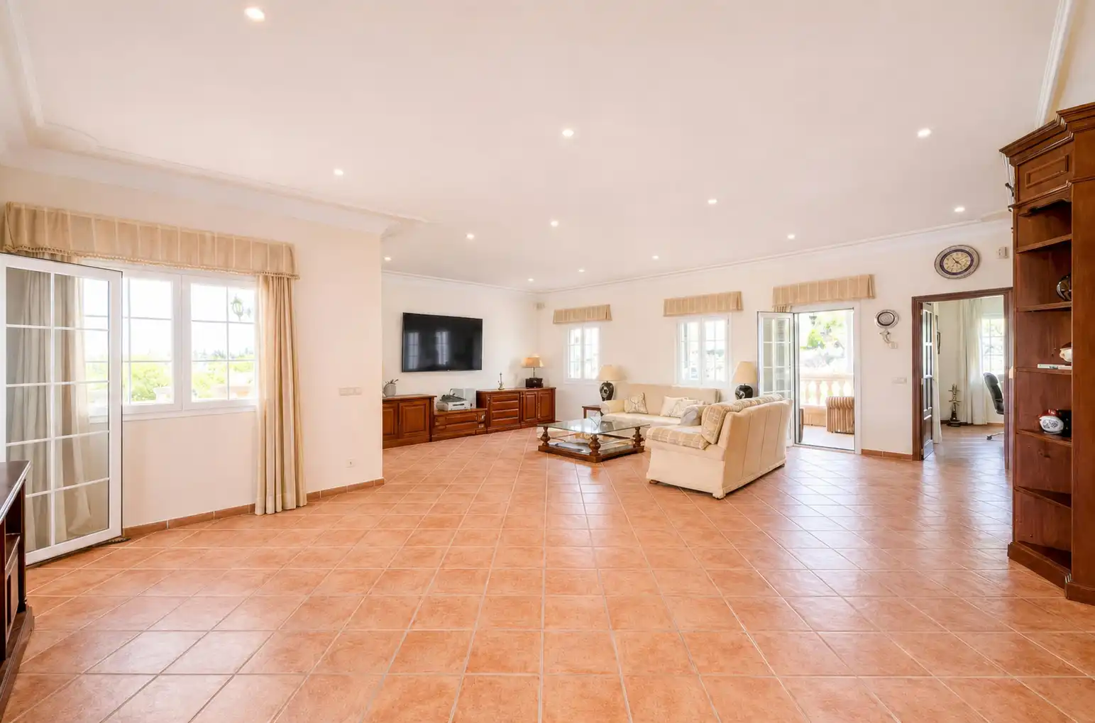 Sala d'estar de Casa o xalet en venda en Marratxí amb Aire condicionat, Calefacció i Jardí privat